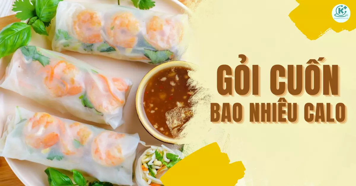 Gỏi cuốn bao nhiêu calo? Ăn gỏi cuốn có béo không?