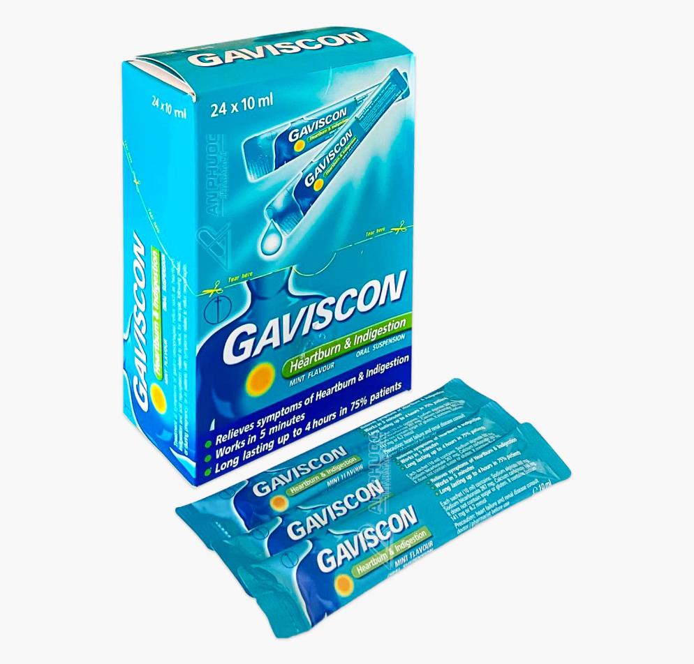 Gaviscon - Hỗ trợ điều trị viêm loét dạ dày hiệu quả