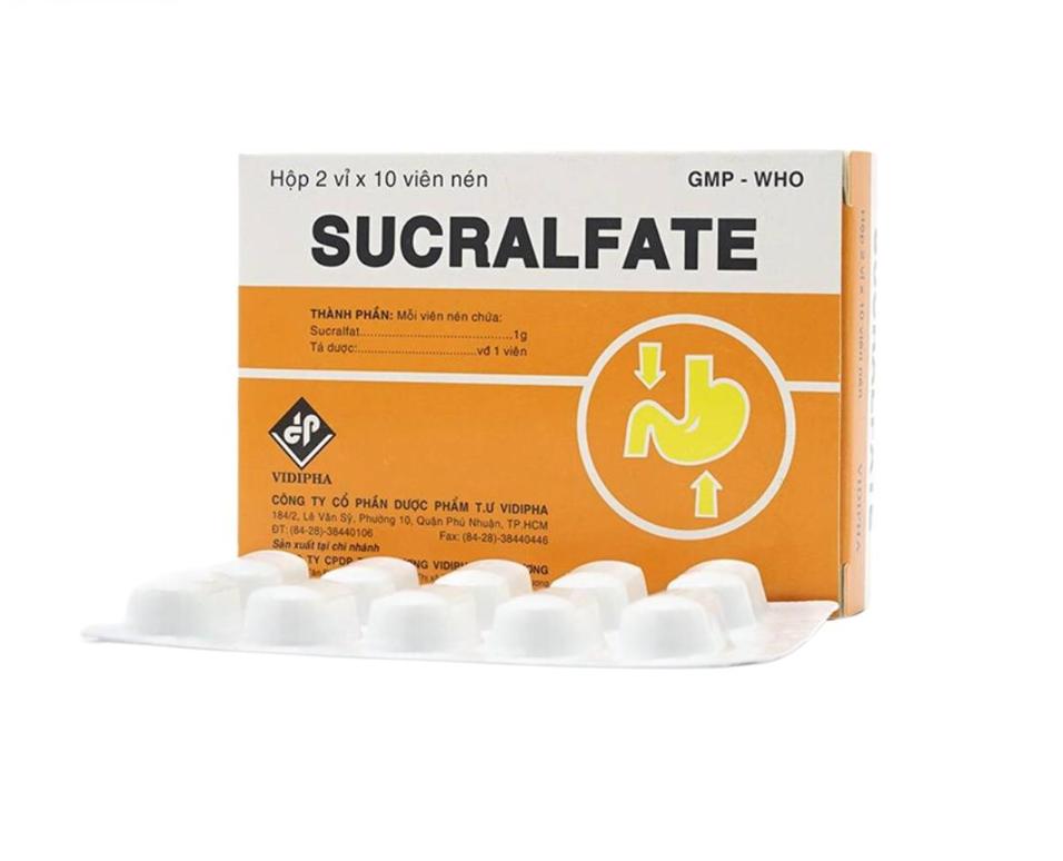 Thuốc trị viêm loét dạ dày Sucralfat