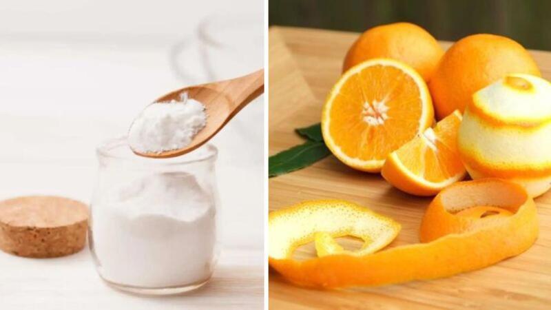 Baking soda với cam